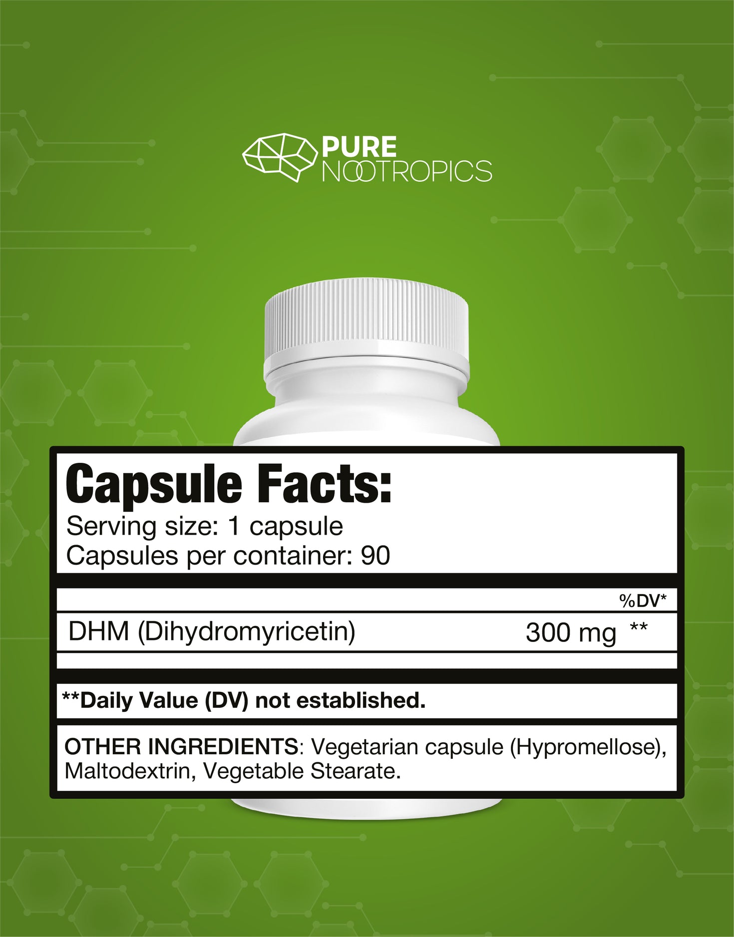 Buy DHM (Dihydromyricetin) Capsules By Pure Nootropics