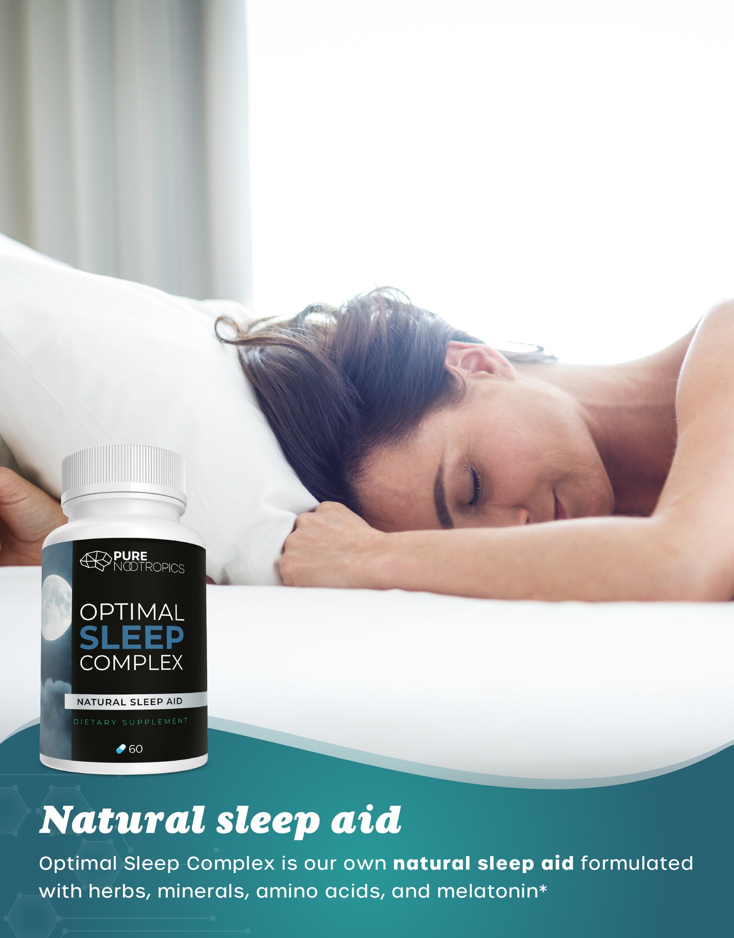 Buy Our Optimal Sleep Complex - Natural Sleep Aid – Pure Nootropics