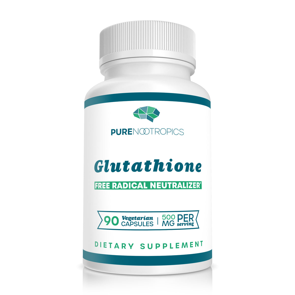 Pure Nootropics Glutathione (500mg) Capsules or Powder